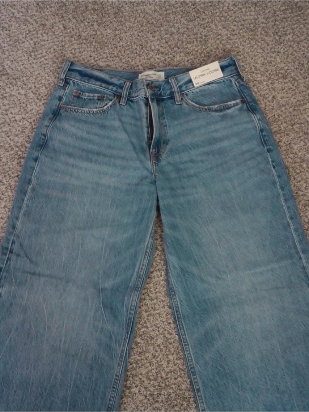 Abercrombie & Fitch loose baggy jeans